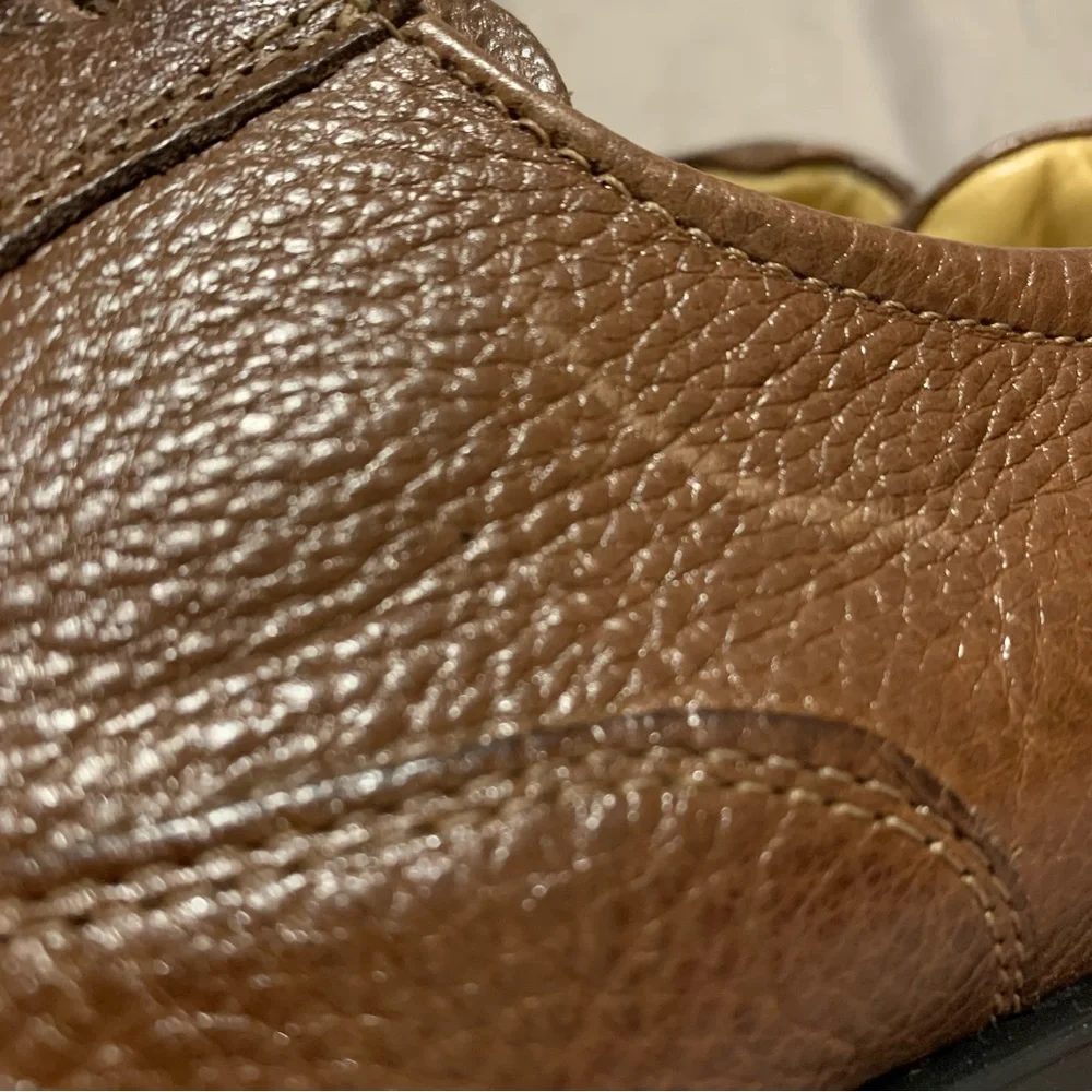 Studio Belvedere Men's Brown Leather  9.5 NWOT‎ Dress Shoes